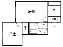 フラット平岡 1階