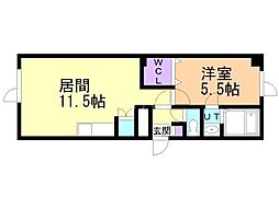 グラムール南平岸 4階