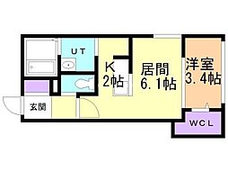 札幌市営南北線 中の島駅 徒歩2分