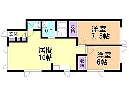 かじのハイツ南沢 1階