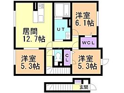間取図画像 3LDK
