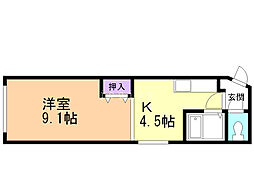プルミエ・501 1DKの間取図画像