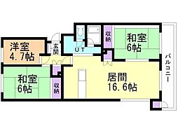 間取図画像 3LDK