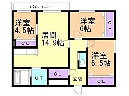 メゾンMT北野 2階
