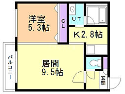 間取図画像 1LDK