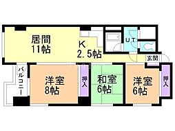 間取図画像 3LDK