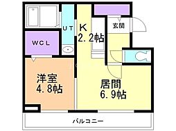 間取図画像 1LDK