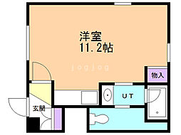 センタービレッジ813 ワンルームの間取図画像