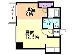 FRAIS-M 1LDKの間取図画像