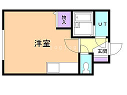 TDKビル ワンルームの間取図画像