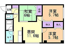トータルハイム 3LDKの間取図画像