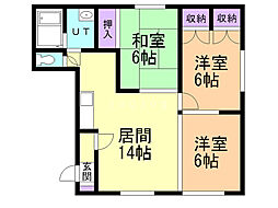 間取図画像 3LDK