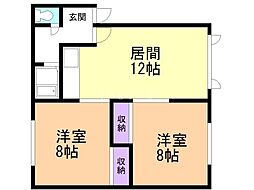 コーポ嵯峨 2階