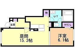 間取図画像 1LDK