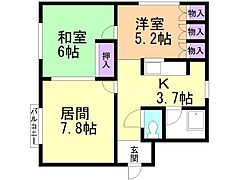 物件の間取り