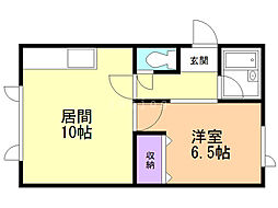 間取図画像 1LDK