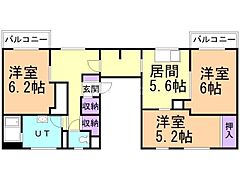 物件の間取り