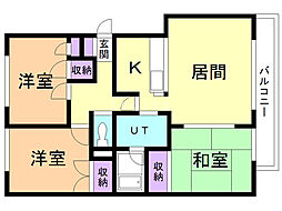グランドール桂 2階