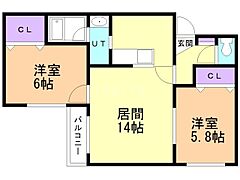物件の間取り