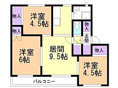 物件の間取り