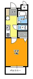 リブロ 1Kの間取図画像