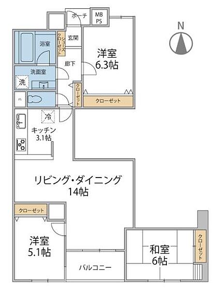 間取り：317000011086