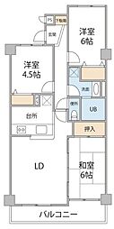 トーカンマンション泉ケ丘 3LDKの間取図画像