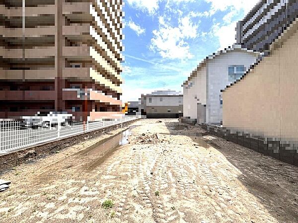 敷地（北から撮影）