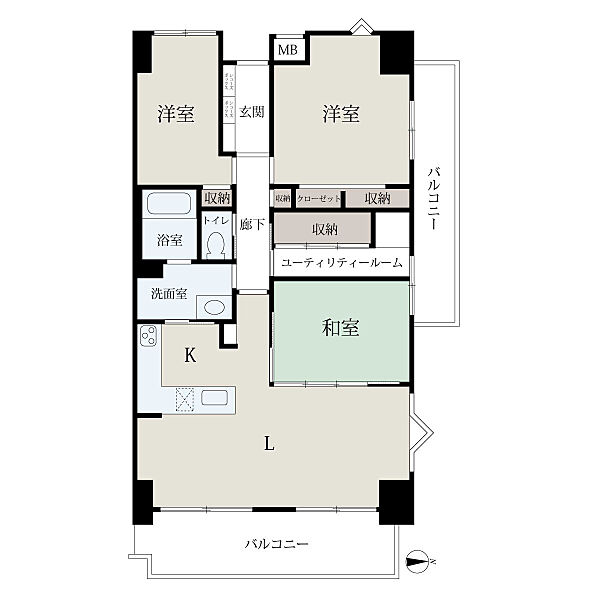 間取りを拡大表示