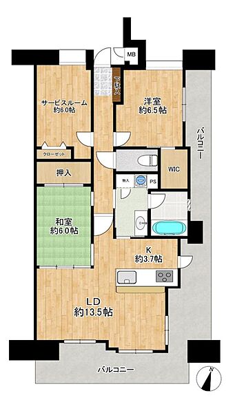 間取り：334000273748
