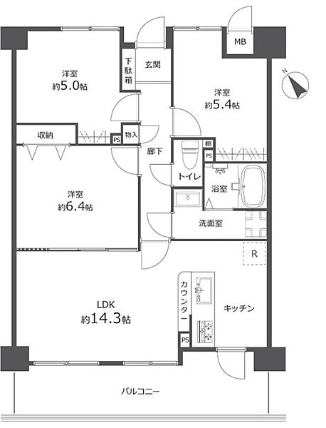 間取り：334000273751