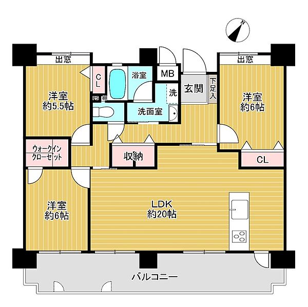 間取りを拡大表示