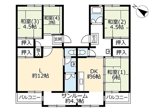 同じ建物の物件間取り写真 - ID:228047216212