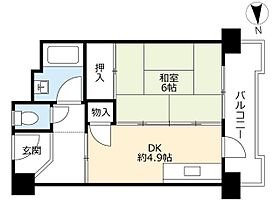 UR花山東 0026-1002 ｜ 兵庫県神戸市北区花山東町（賃貸マンション1DK・10階・32.96㎡） その2