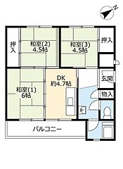 物件の間取り
