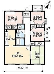 間取図画像 4LDK