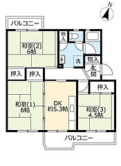 物件の間取り