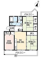 物件の間取り
