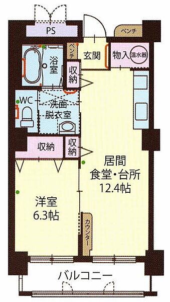 同じ建物の物件間取り写真 - ID:201019153301