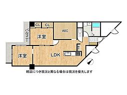 間取図画像 2SLDK