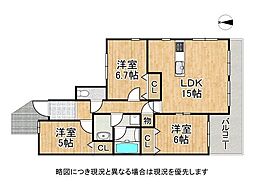 間取図画像 3LDK