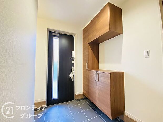 玄関は防犯性の優れたダブルロックドアです！