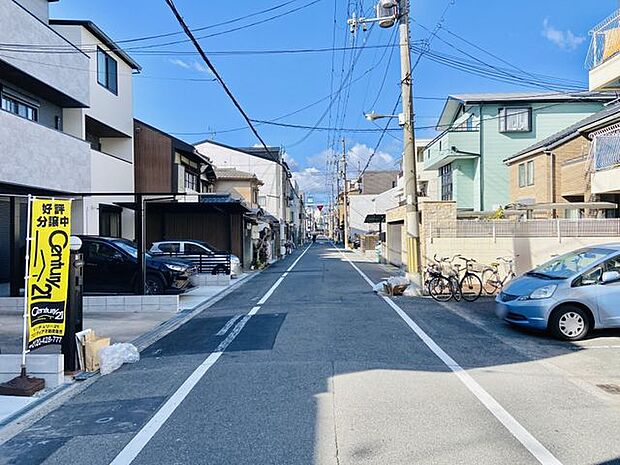 前道の様子です