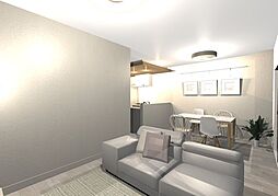 シャルマンコーポ野江1期　中古マンション 2LDKのリビング/ダイニング