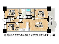 間取図画像 3LDK