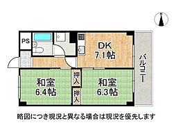 間取図画像 2DK