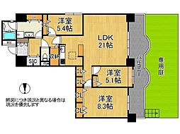 間取図画像 3LDK