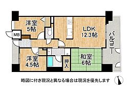 間取図画像 3LDK