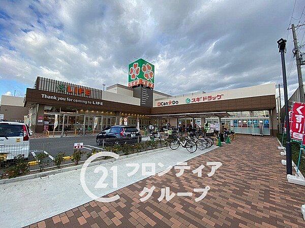 ライフ安田諸口店 徒歩8分。 590m