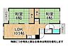 間取り：全居室収納有の2LDK